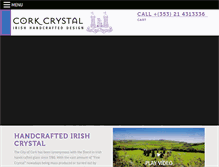 Tablet Screenshot of corkcrystal.ie